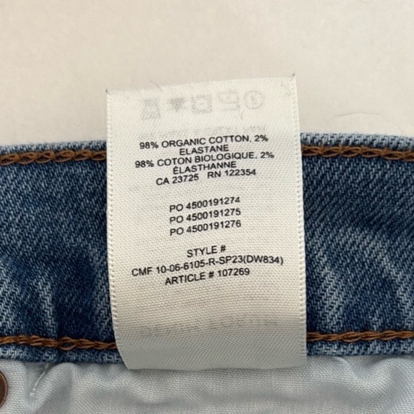 Denim Forum The Arlo Hi-rise Straight Jean , sz 25 - Picture 14 of 16